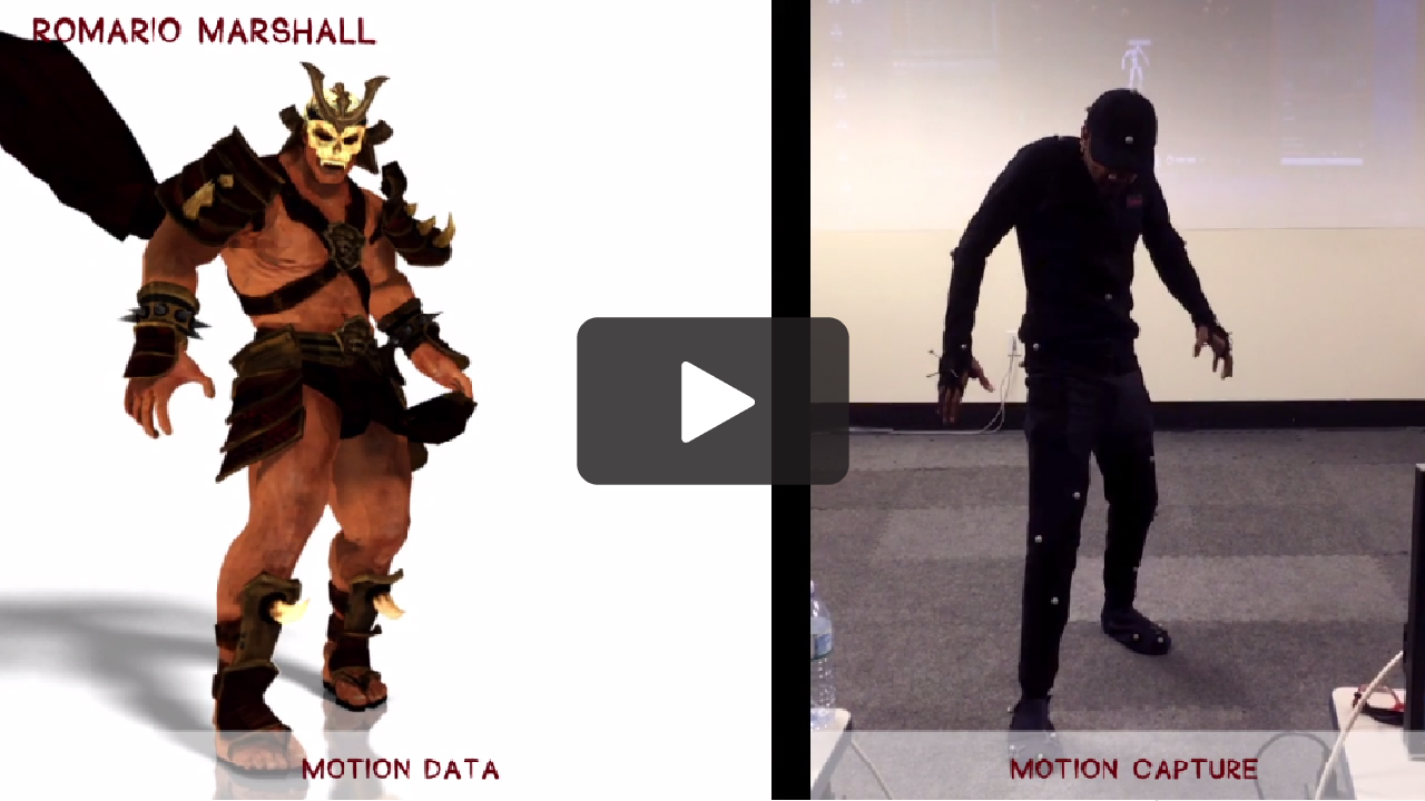 Motion Capture Data – Clean up/Retargeting Animation